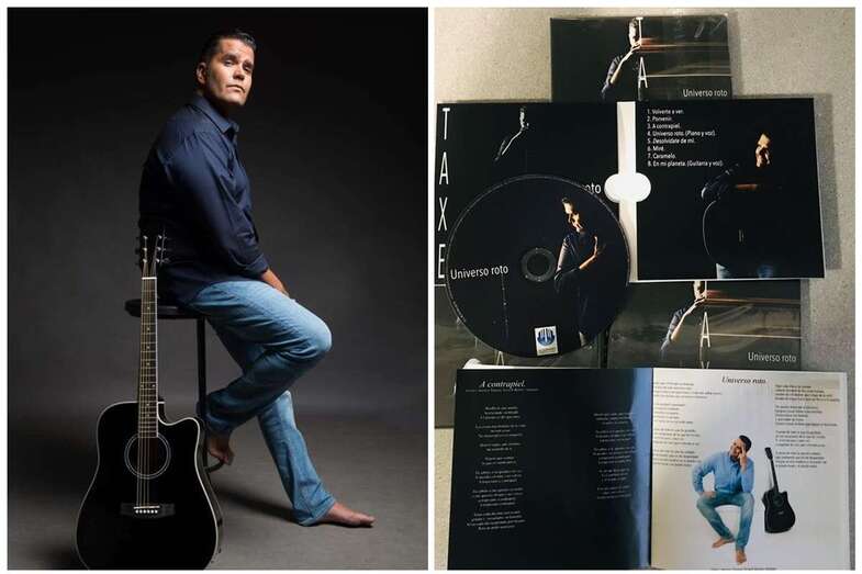 Taxe y su disco (Foto TA)